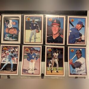 Bowman Baseball Cards Set of 8